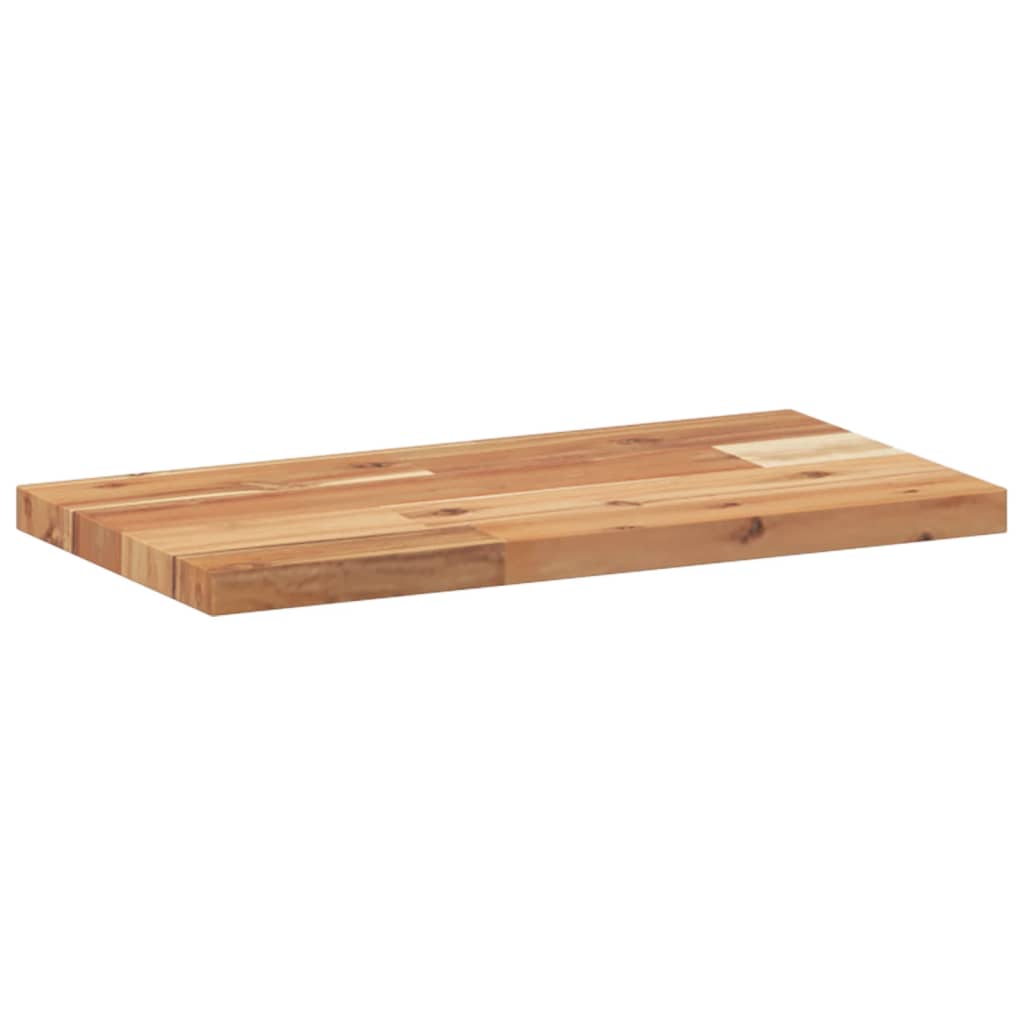 Mensole da Parete 2 pz 40x20x2 cm Legno Acacia Rifinito a Olio | homemem39