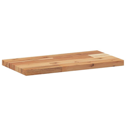 Ripiano a Parete 60x20x2 cm Legno Massello Acacia Rifinito Olio | homemem39