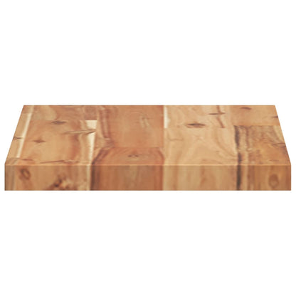 Mensole da Parete 4 pz 60x20x2 cm Legno Acacia Rifinito a Olio | homemem39