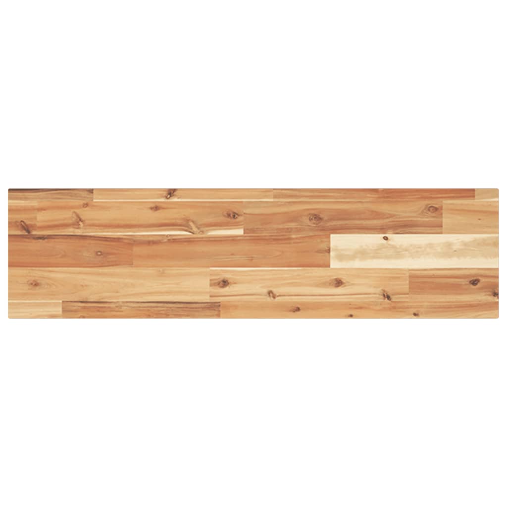 Ripiano a Parete 80x20x2 cm Legno Massello Acacia Rifinito Olio | homemem39
