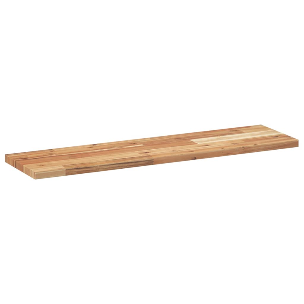 Ripiano a Parete 80x20x2 cm Legno Massello Acacia Rifinito Olio | homemem39
