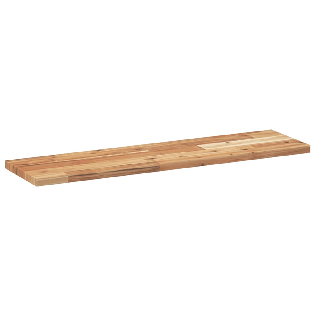 Mensole da Parete 4 pz 80x20x2 cm Legno Acacia Rifinito a Olio | homemem39