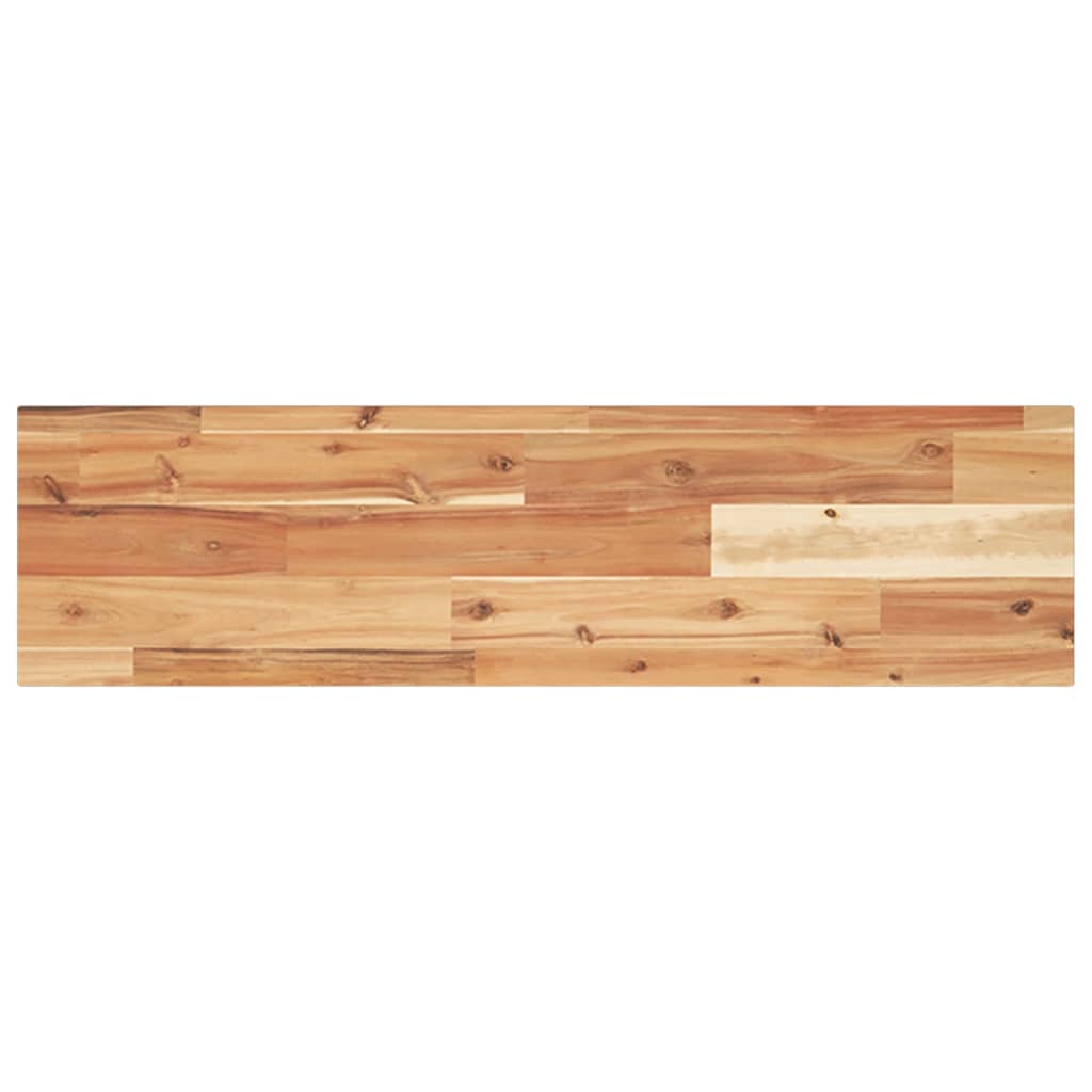 Mensole da Parete 3 pz 100x20x2 cm Legno Acacia Rifinito a Olio | homemem39