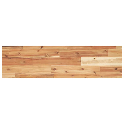 Mensole da Parete 4 pz 100x20x2 cm Legno Acacia Rifinito a Olio | homemem39