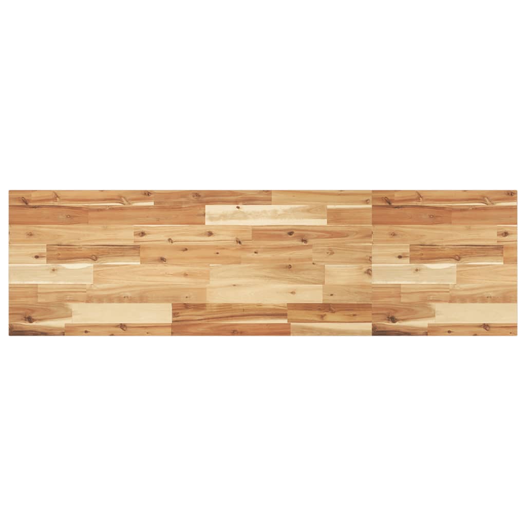 Mensole da Parete 2 pz 120x40x2 cm Legno Acacia Rifinito a Olio | homemem39