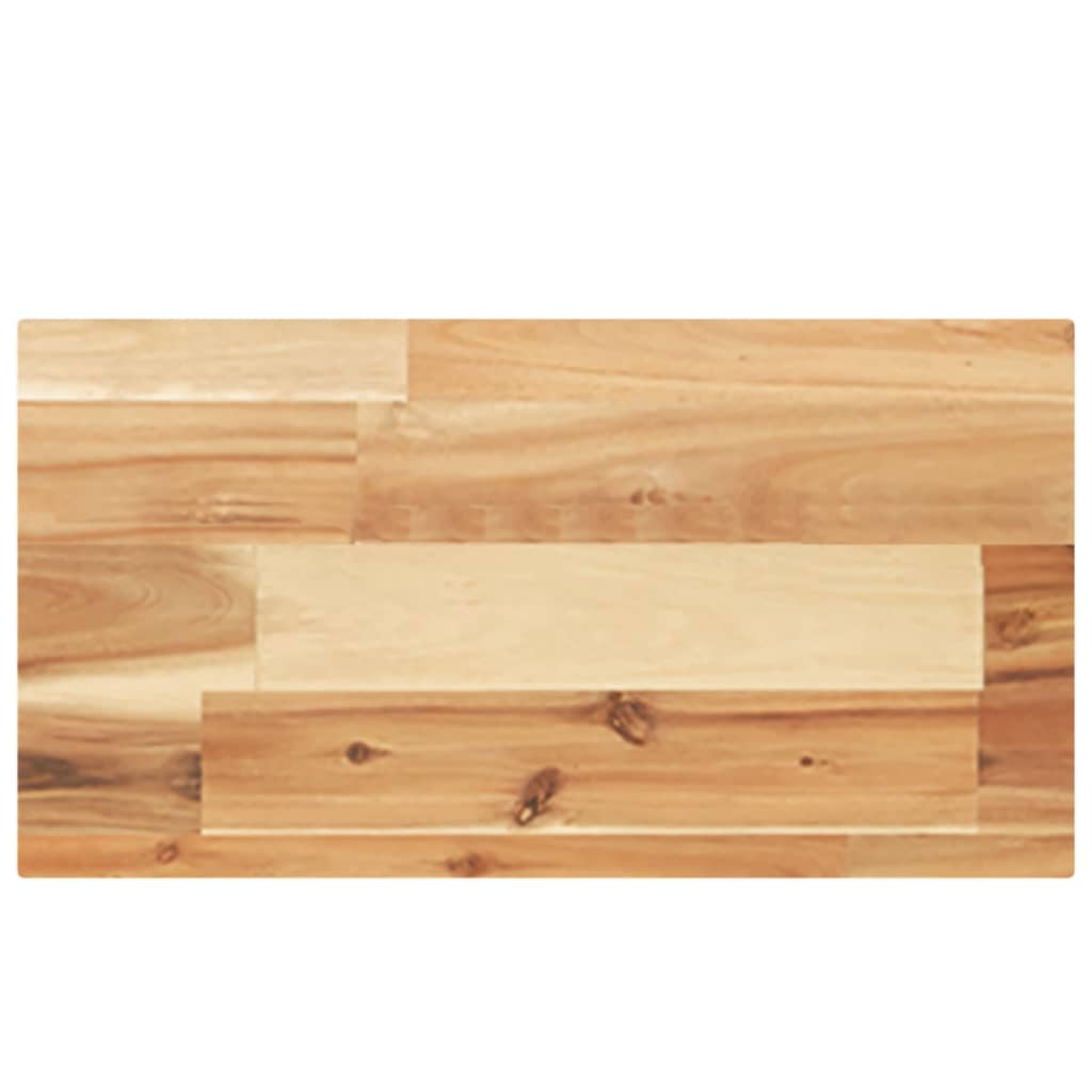 Mensole da Parete 2 pz 40x20x4 cm Legno Acacia Rifinito a Olio | homemem39