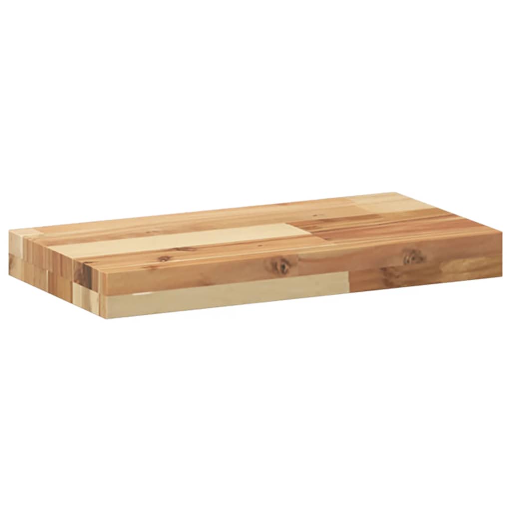 Mensole da Parete 4 pz 60x20x4 cm Legno Acacia Rifinito a Olio | homemem39