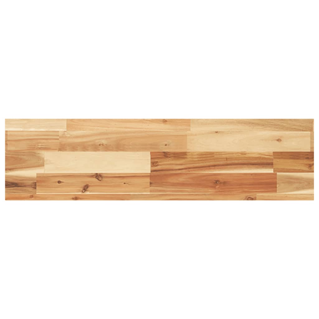 Mensole da Parete 2 pz 80x20x4 cm Legno Acacia Rifinito a Olio | homemem39