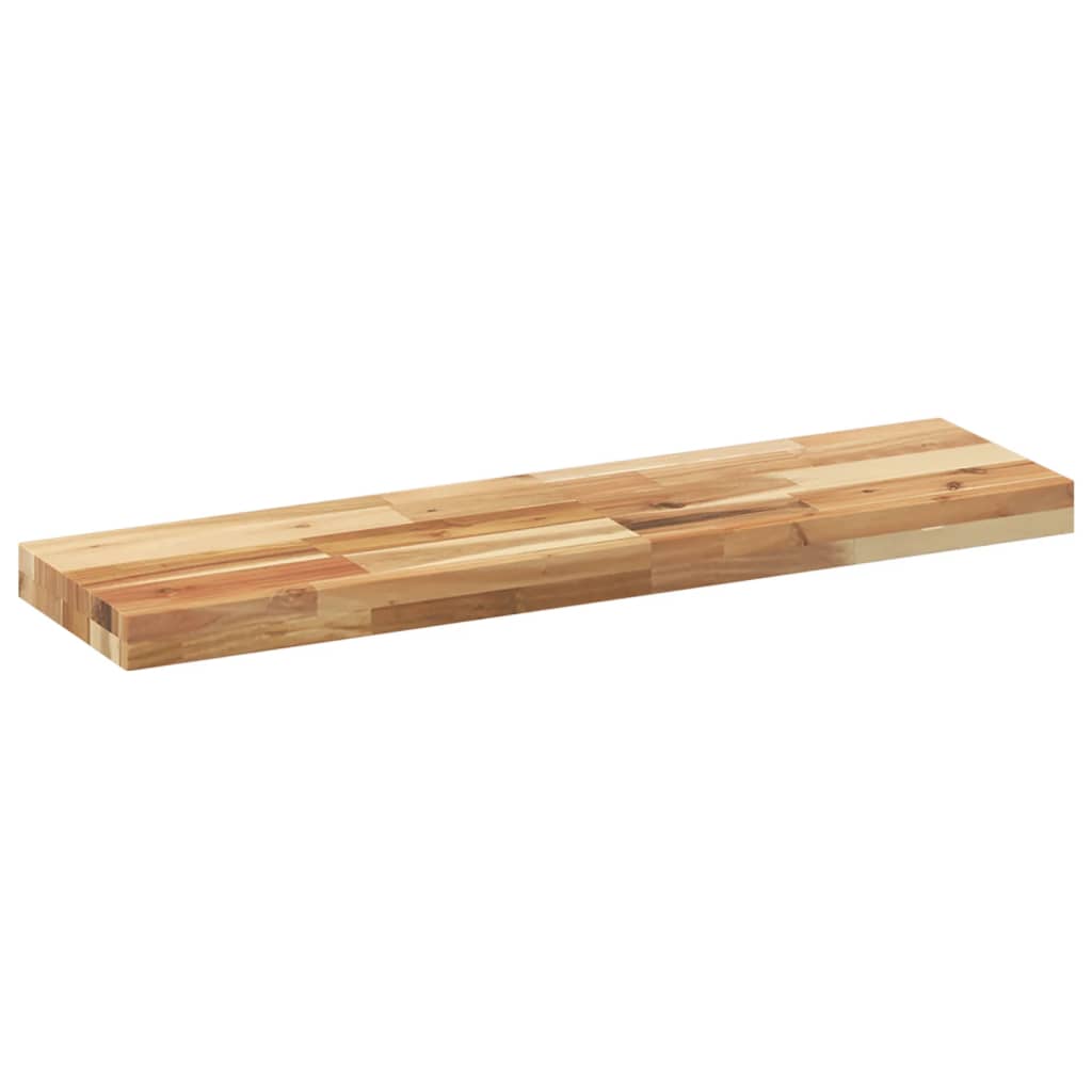 Mensole da Parete 4 pz 80x20x4 cm Legno Acacia Rifinito a Olio | homemem39