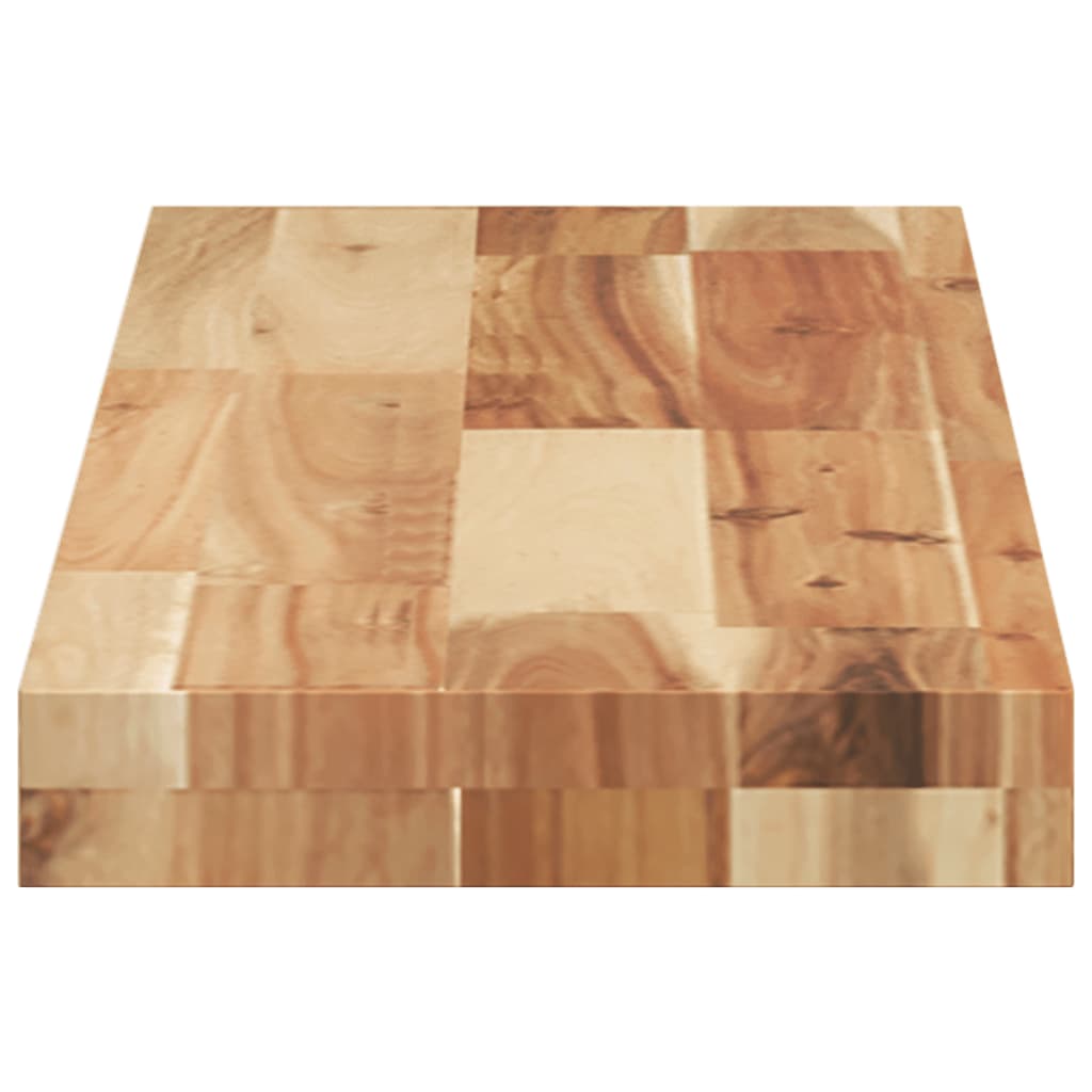 Mensole da Parete 3 pz 100x20x4 cm Legno Acacia Rifinito a Olio | homemem39