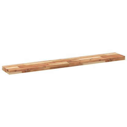 Ripiano a Parete 120x20x4cm Legno Massello Acacia Rifinito Olio | homemem39
