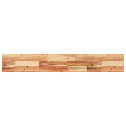 Mensole da Parete 2 pz 140x20x4 cm Legno Acacia Rifinito a Olio | homemem39