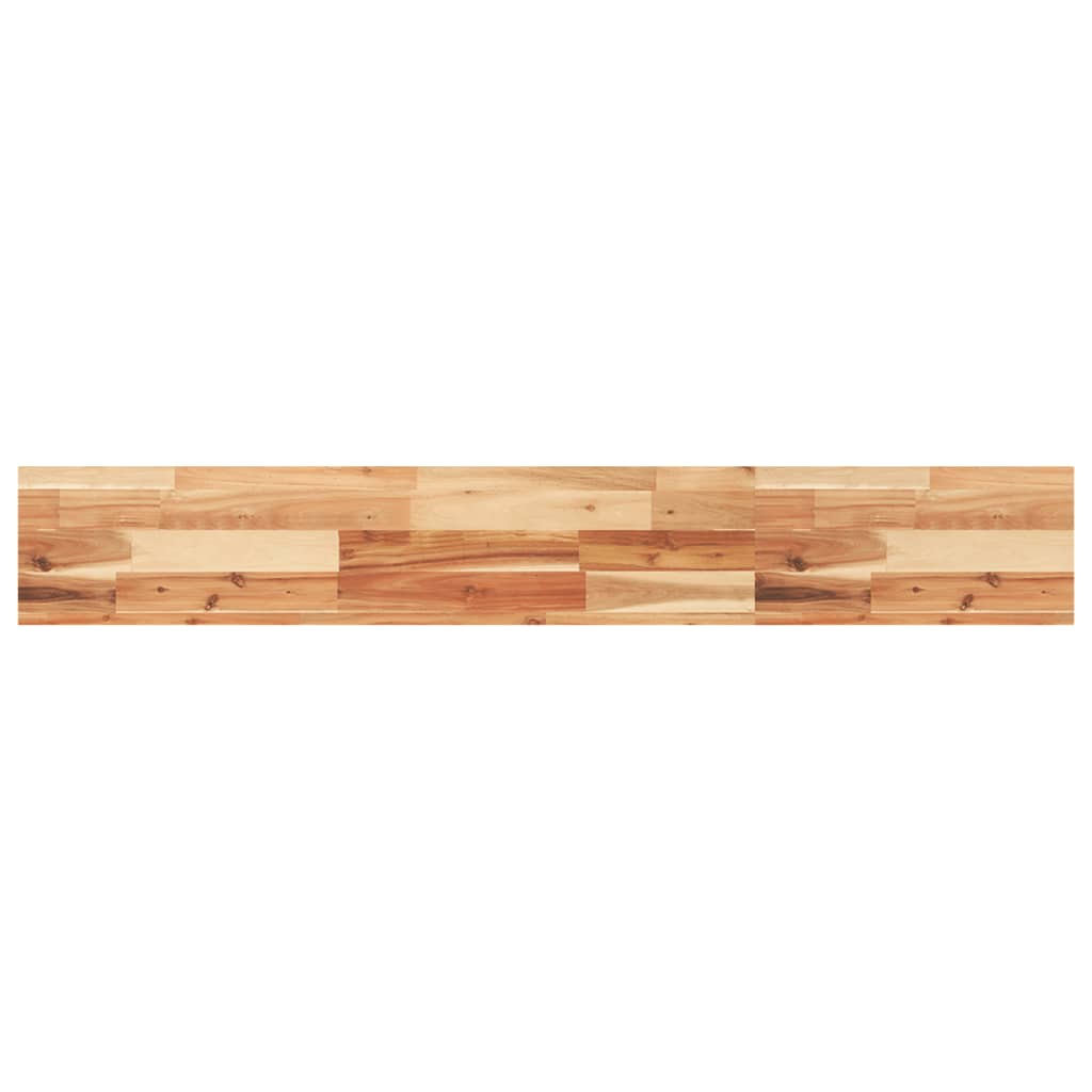 Mensole da Parete 4 pz 140x20x4 cm Legno Acacia Rifinito a Olio | homemem39