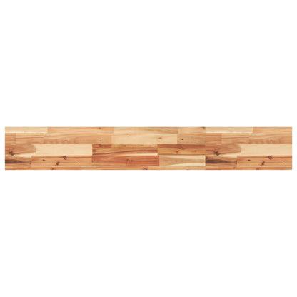 Mensole da Parete 4 pz 140x20x4 cm Legno Acacia Rifinito a Olio | homemem39