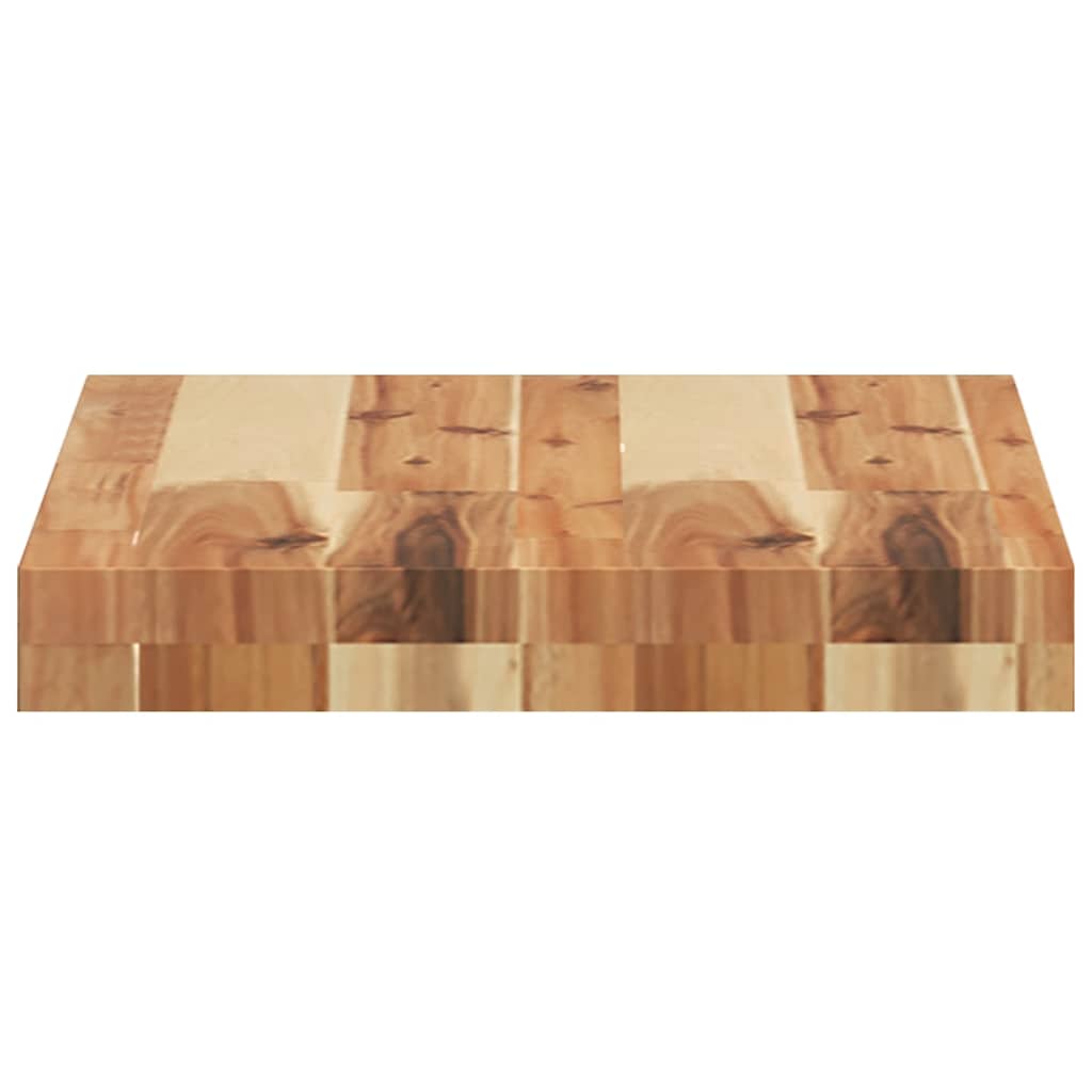 Mensole da Parete 4 pz 40x30x4 cm Legno Acacia Rifinito a Olio | homemem39