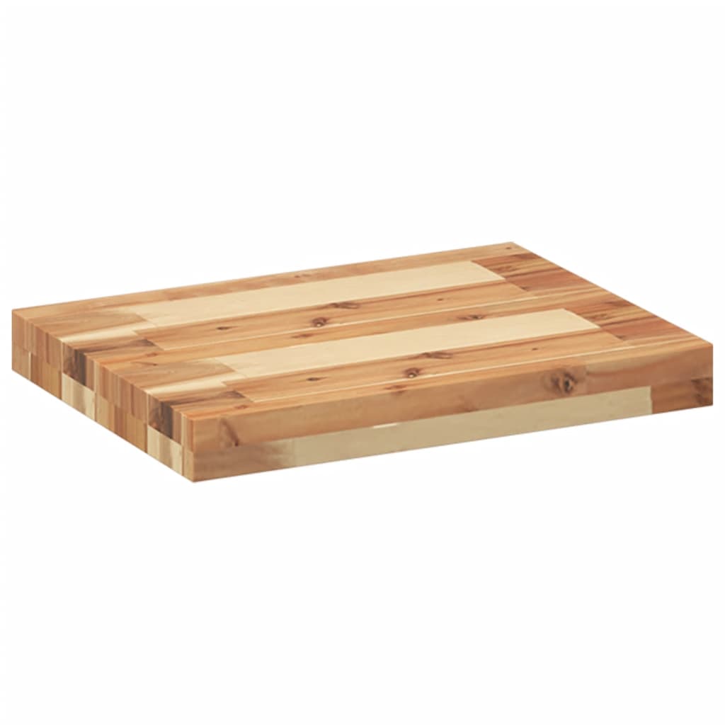 Mensole da Parete 4 pz 60x30x4 cm Legno Acacia Rifinito a Olio | homemem39