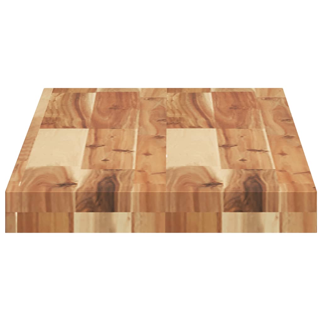 Mensole da Parete 2 pz 80x30x4 cm Legno Acacia Rifinito a Olio | homemem39