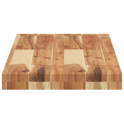 Mensole da Parete 2 pz 80x30x4 cm Legno Acacia Rifinito a Olio | homemem39