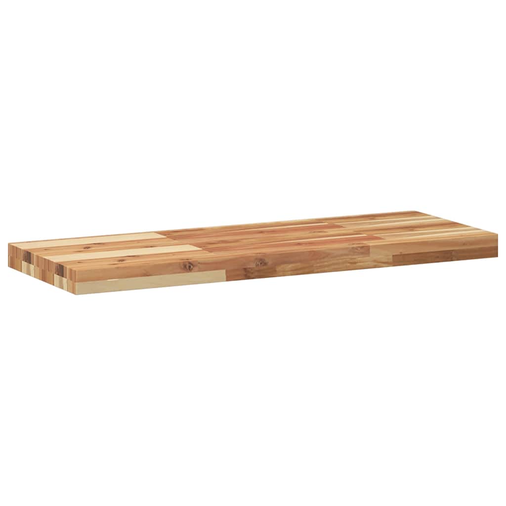 Mensole da Parete 3 pz 100x30x4 cm Legno Acacia Rifinito a Olio | homemem39