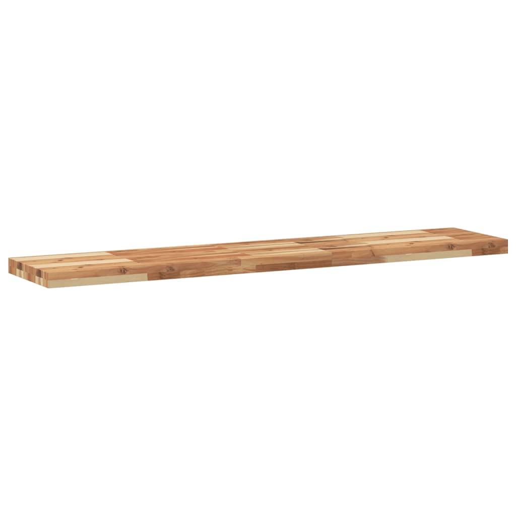 Mensole da Parete 2 pz 140x30x4 cm Legno Acacia Rifinito a Olio | homemem39