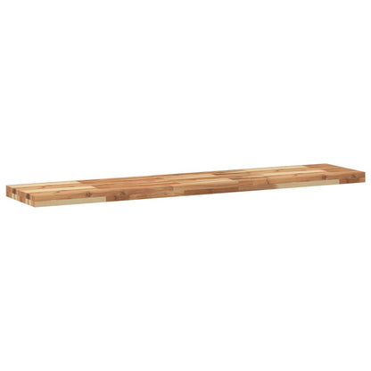 Mensole da Parete 2 pz 140x30x4 cm Legno Acacia Rifinito a Olio | homemem39