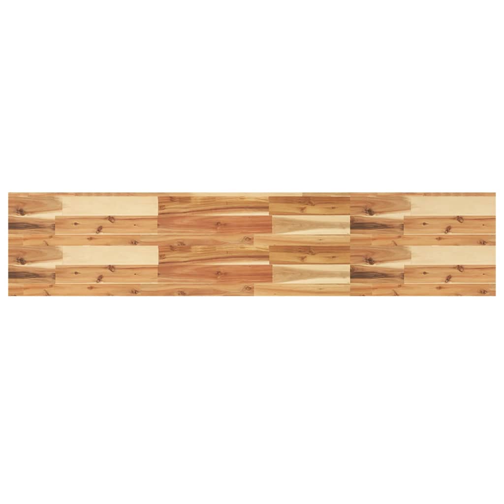 Mensole da Parete 4 pz 140x30x4 cm Legno Acacia Rifinito a Olio | homemem39