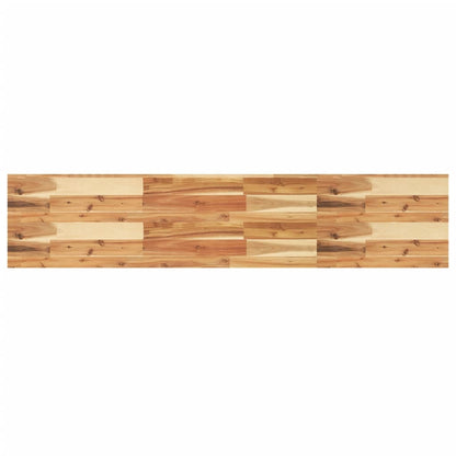 Ripiano a Parete 160x30x4cm Legno Massello Acacia Rifinito Olio | homemem39