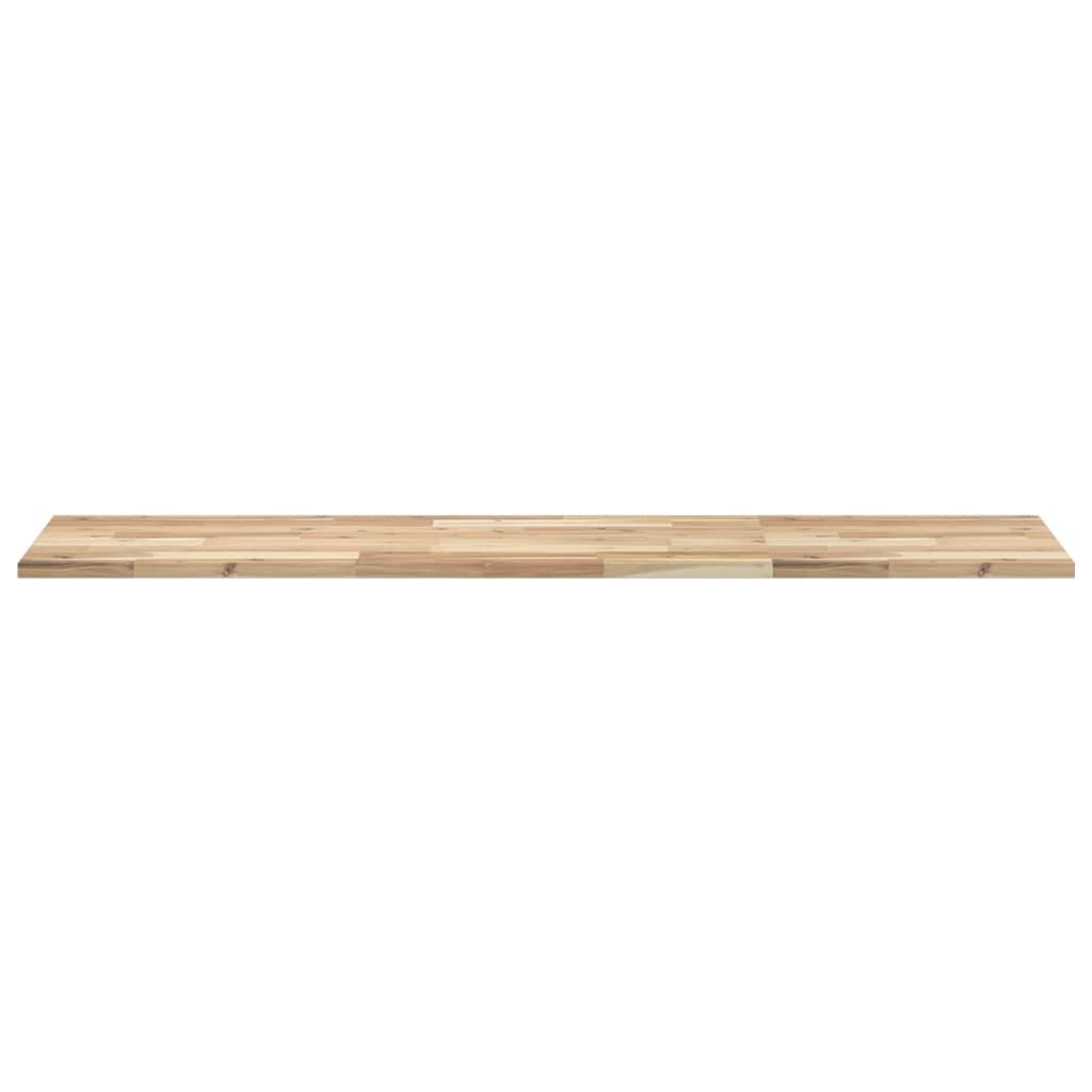 Piano da Bagno Non Trattato 120x40x2cm Legno Massello di Acacia