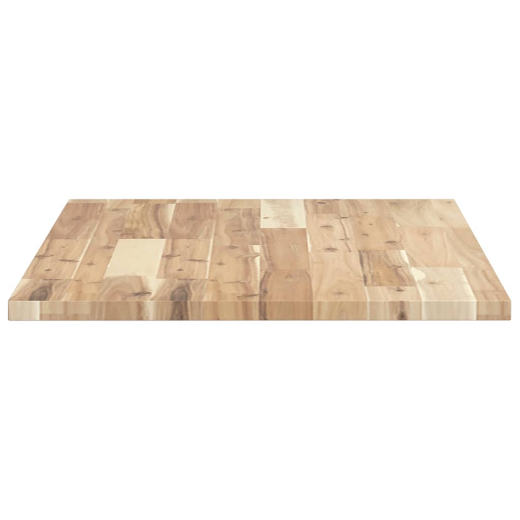 Piano da Bagno Non Trattato 100x50x2cm Legno Massello di Acacia