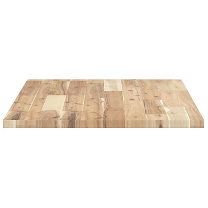 Piano da Bagno Non Trattato 100x50x2cm Legno Massello di Acacia
