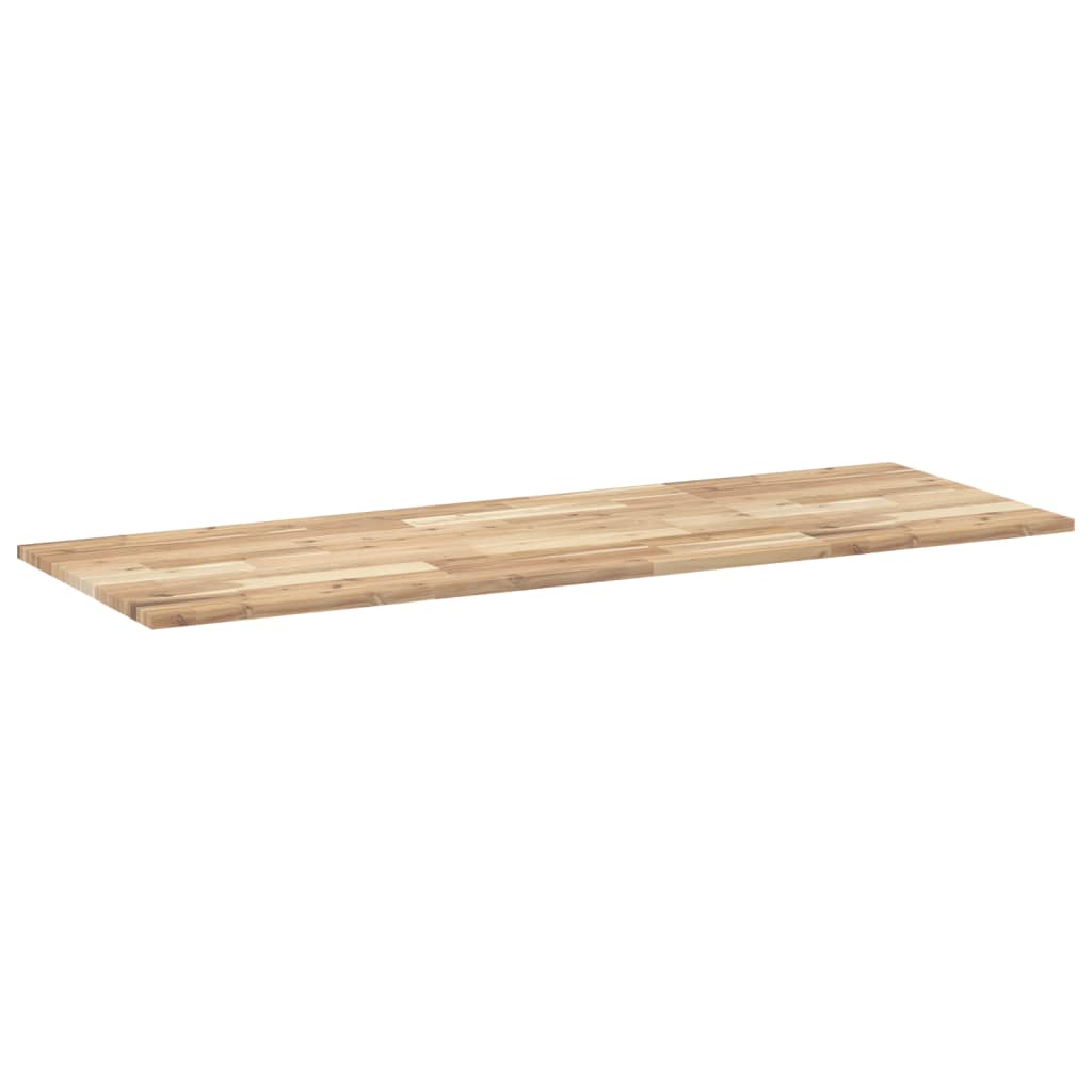 Piano da Bagno Non Trattato 120x50x2cm Legno Massello di Acacia | homemem39