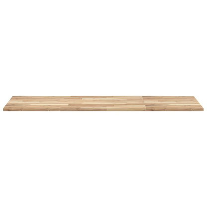Piano da Bagno Non Trattato 140x60x2cm Legno Massello di Acacia | homemem39