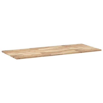 Piano da Bagno Non Trattato 140x60x2cm Legno Massello di Acacia | homemem39