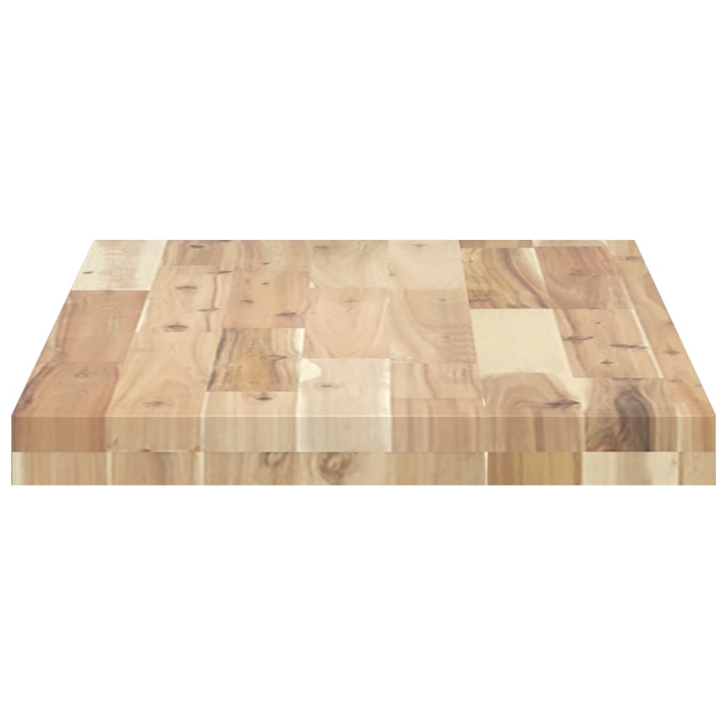 Piano da Bagno Non Trattato 60x40x4 cm Legno Massello di Acacia | homemem39