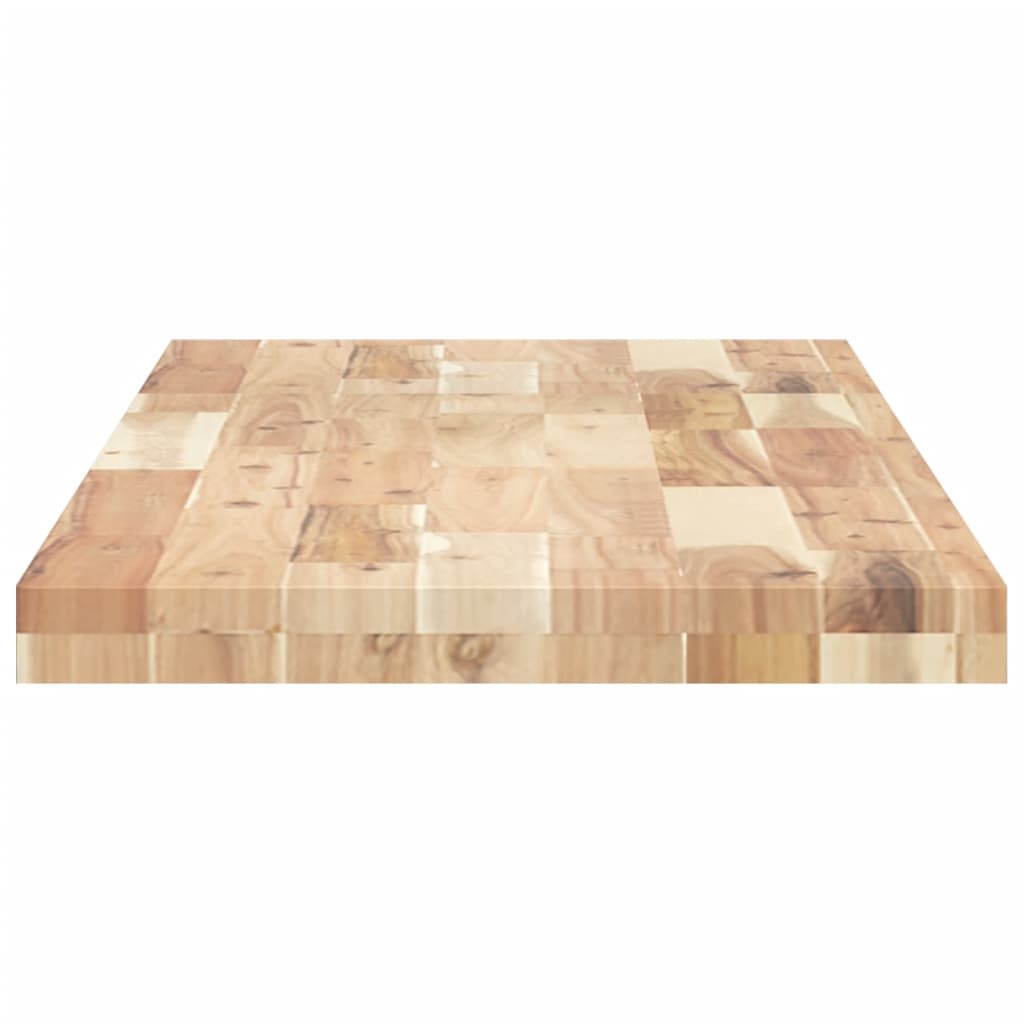 Piano da Bagno Non Trattato 140x40x4cm Legno Massello di Acacia | homemem39