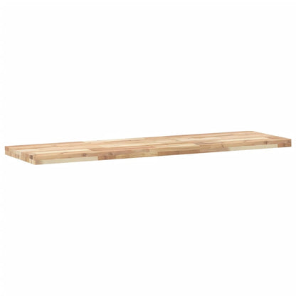 Piano da Bagno Non Trattato 140x40x4cm Legno Massello di Acacia | homemem39