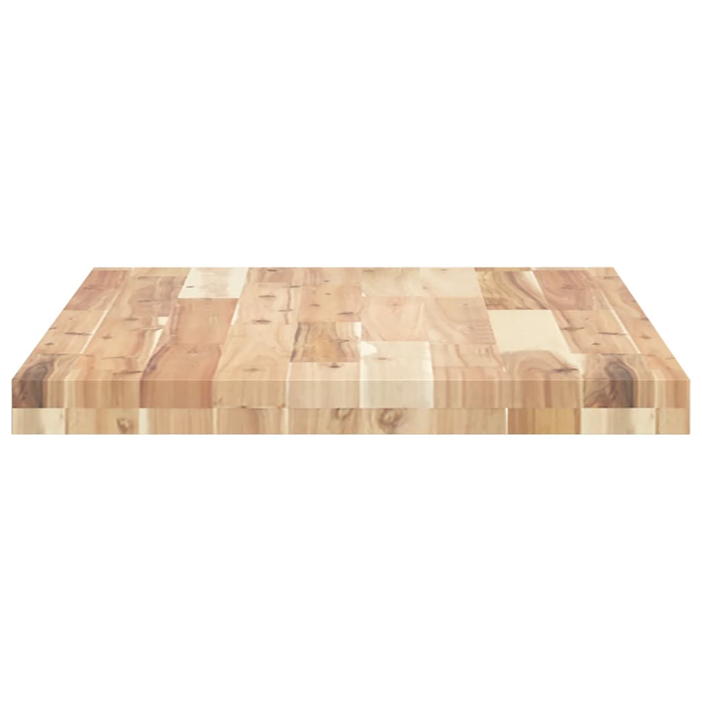 Piano da Bagno Non Trattato 100x50x4cm Legno Massello di Acacia | homemem39