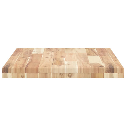 Piano da Bagno Non Trattato 100x50x4cm Legno Massello di Acacia | homemem39