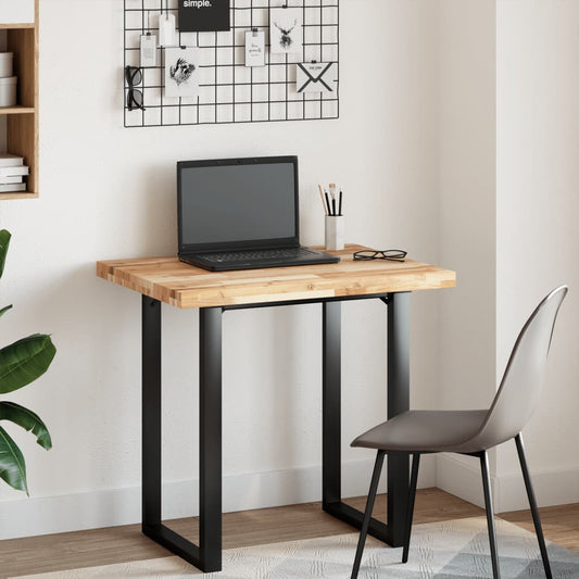 Piano da Bagno Non Trattato 80x60x4 cm Legno Massello di Acacia | homemem39