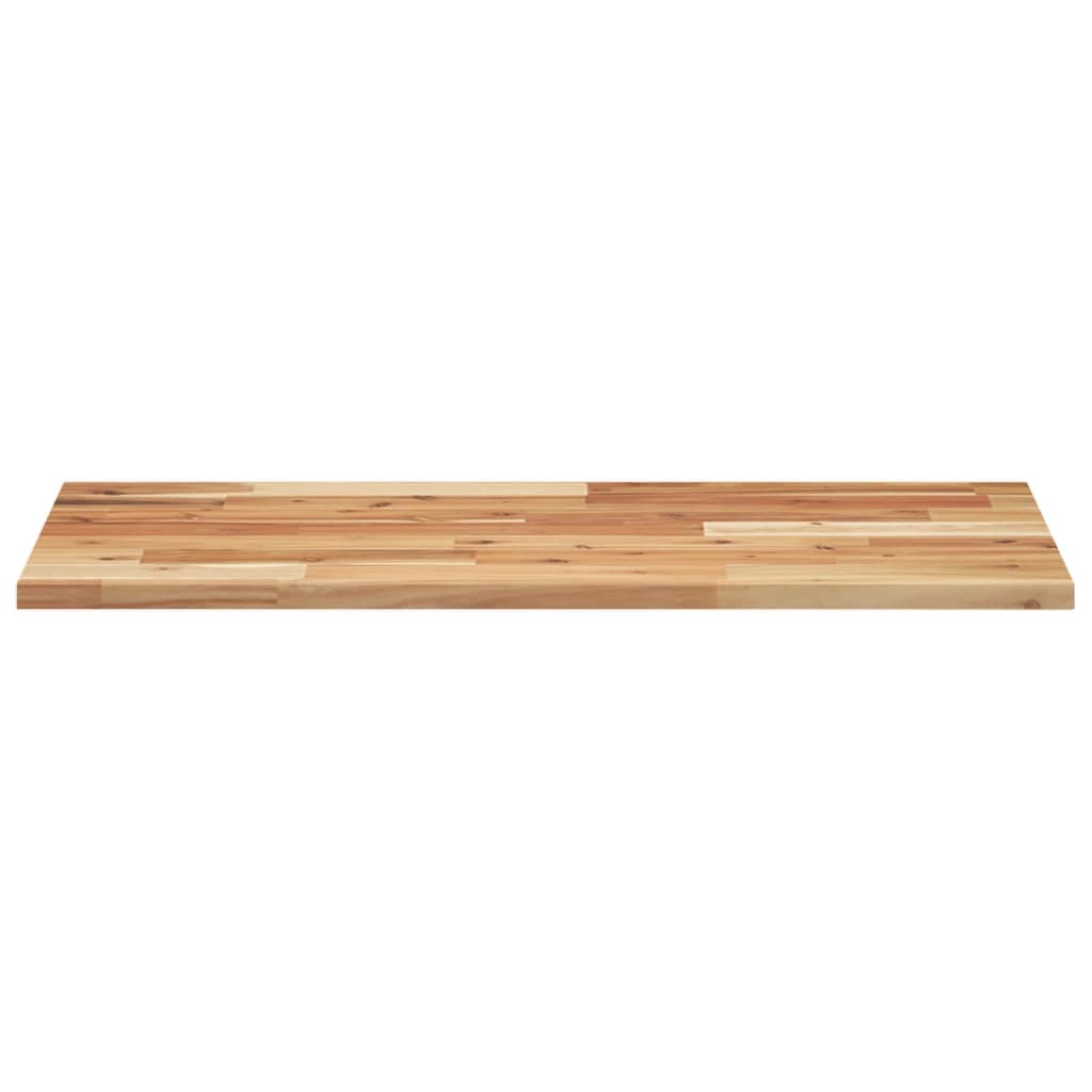 Piano da Bagno Finitura a Olio 80x40x2 cm in Legno di Acacia | homemem39