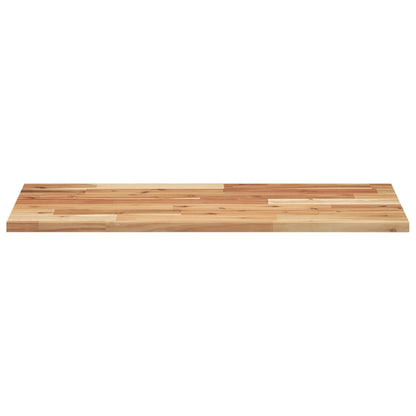 Piano da Bagno Finitura a Olio 80x40x2 cm in Legno di Acacia | homemem39