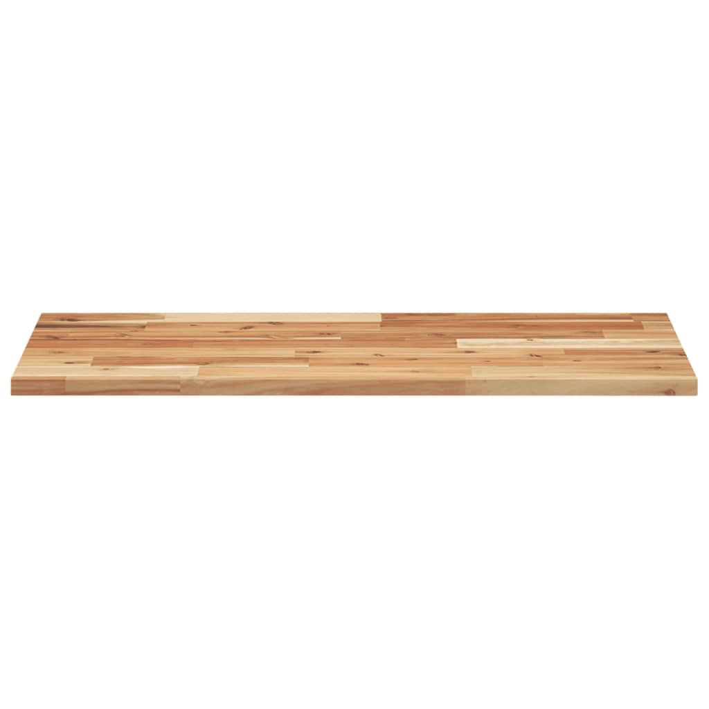 Piano da Bagno Finitura a Olio 120x40x2 cm in Legno di Acacia | homemem39