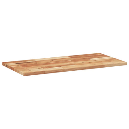 Piano da Bagno Finitura a Olio 120x40x2 cm in Legno di Acacia | homemem39