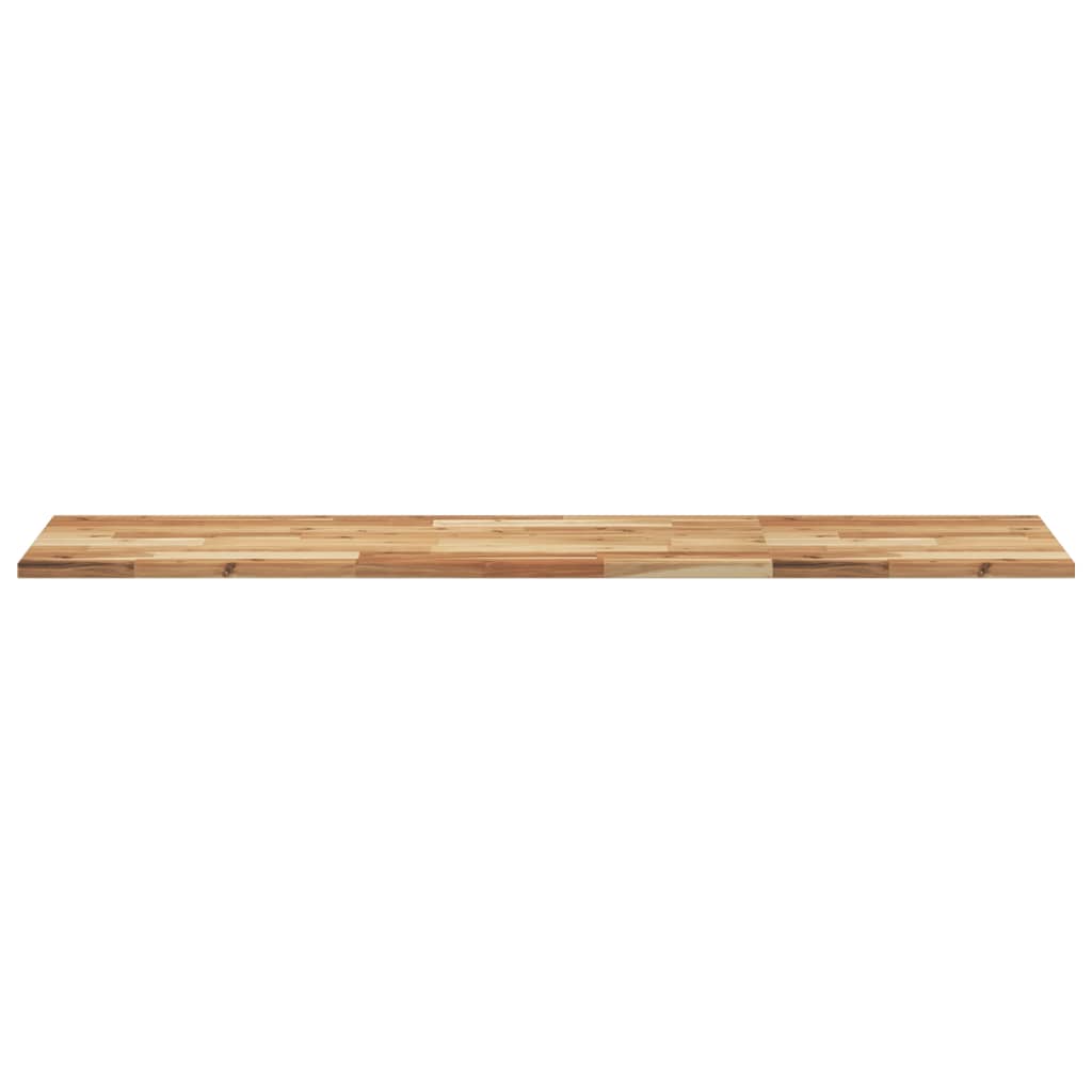 Piano da Bagno Finitura a Olio 160x40x2 cm in Legno di Acacia | homemem39
