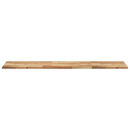 Piano da Bagno Finitura a Olio 160x40x2 cm in Legno di Acacia | homemem39