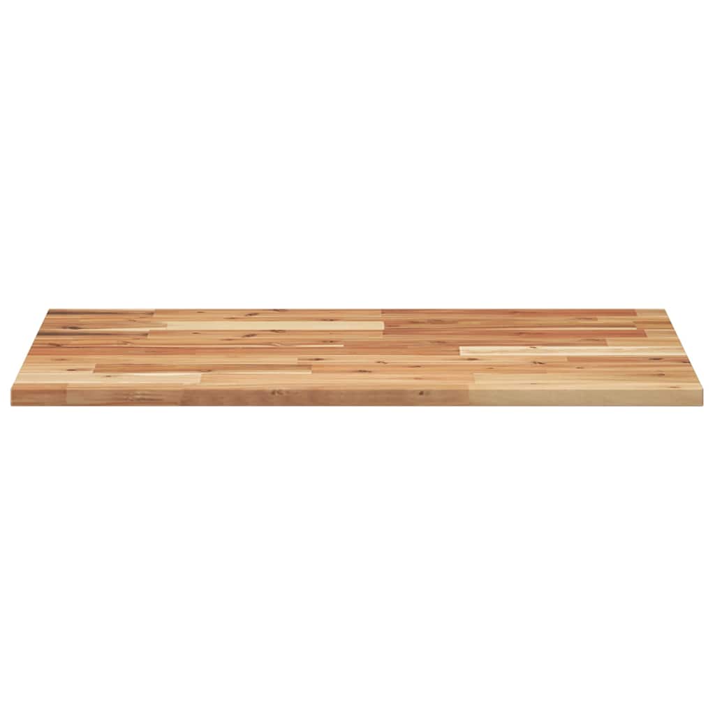 Piano da Bagno Finitura a Olio 80x50x2 cm in Legno di Acacia | homemem39