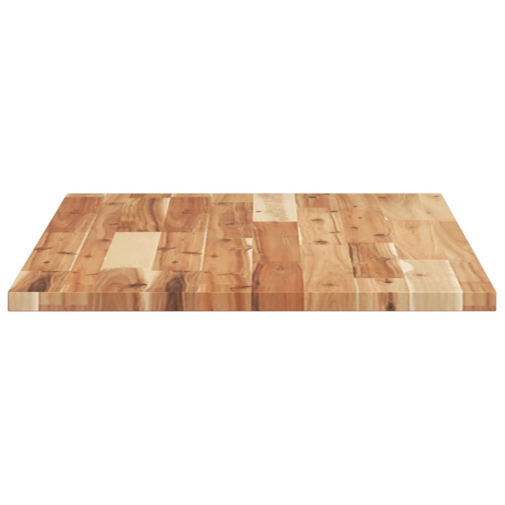 Piano da Bagno Finitura a Olio 80x50x2 cm in Legno di Acacia | homemem39