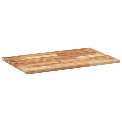Piano da Bagno Finitura a Olio 80x50x2 cm in Legno di Acacia | homemem39