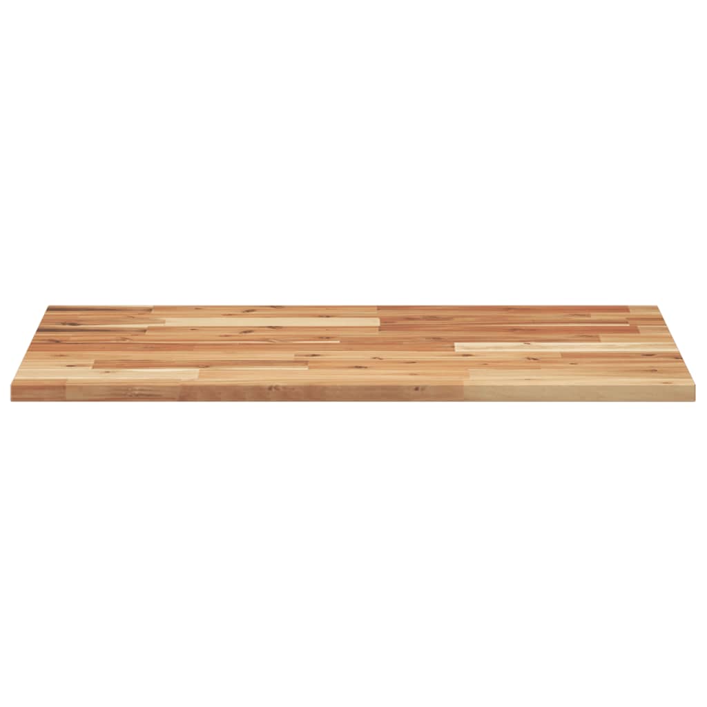 Piano da Bagno Finitura a Olio 100x50x2 cm in Legno di Acacia | homemem39