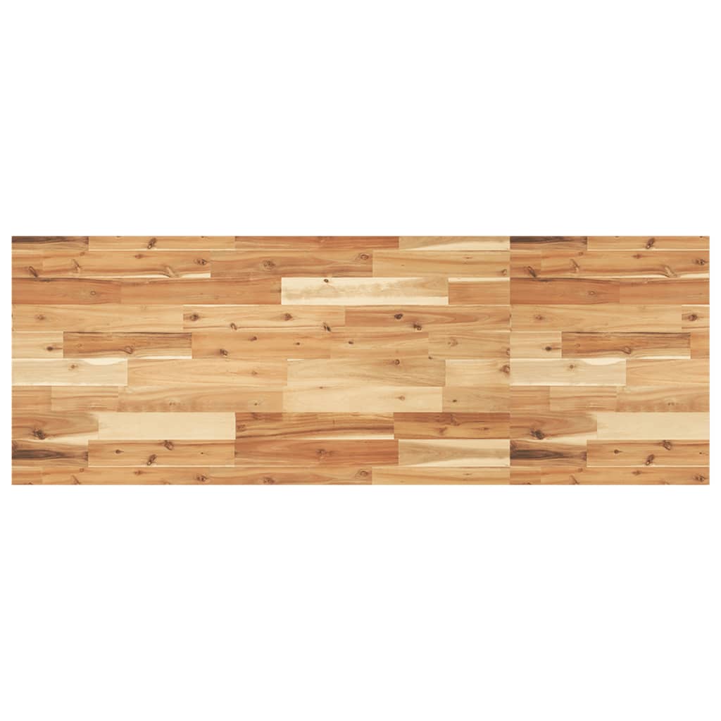Piano da Bagno Finitura a Olio in Legno di Acacia